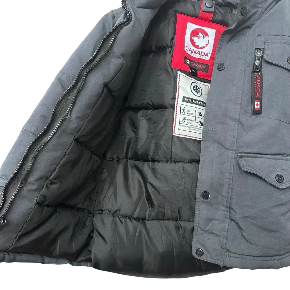 Canada Weather Gear Youth XS 5/6 Snow‎ Jacket Zip-out No Hood Snowboarding